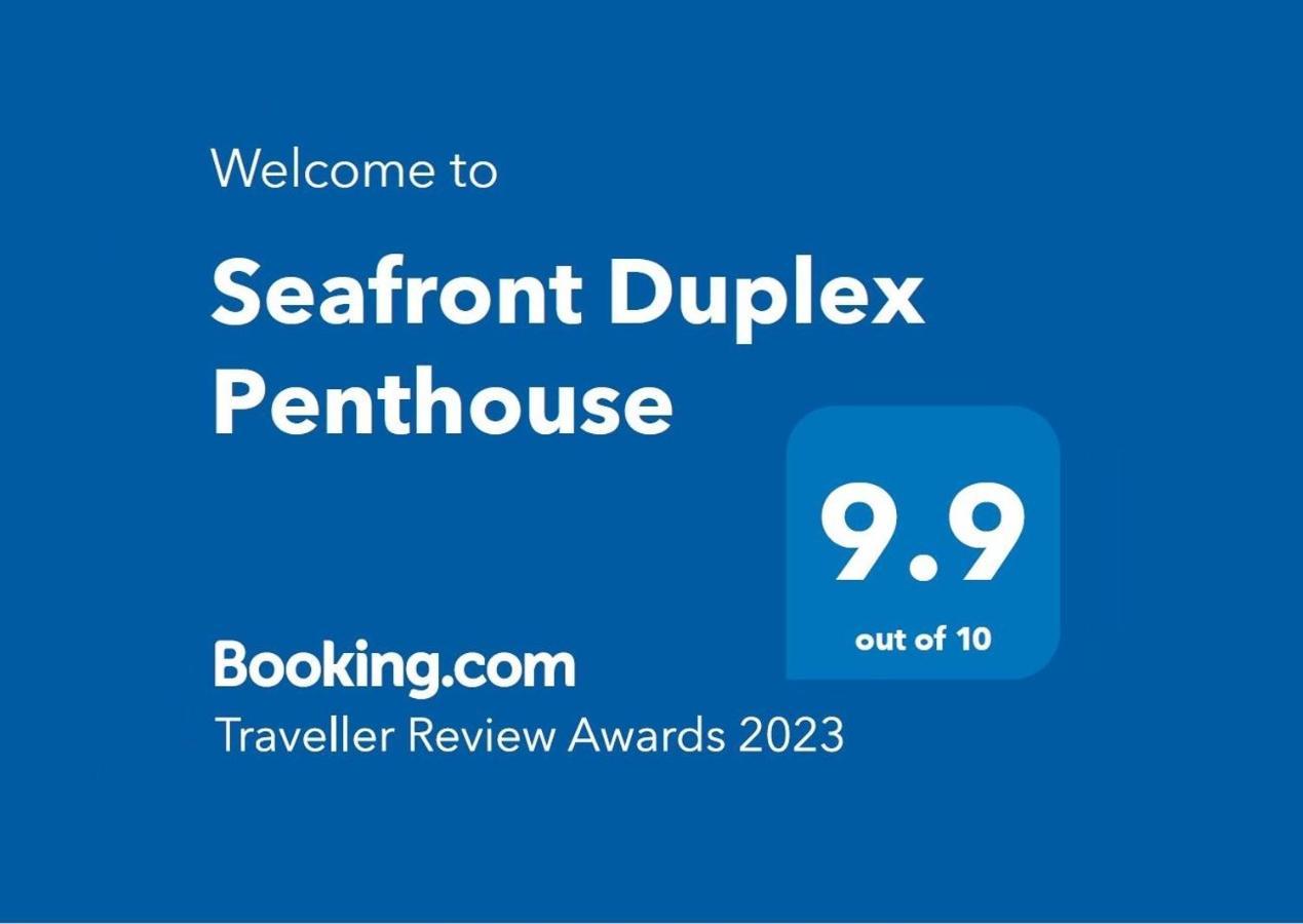Unique Seafront Triplex Penthouse With Panoramic Bedroom & Rooftop Jacuzzi Overlooking Valletta سليمة المظهر الخارجي الصورة